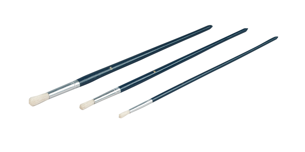 3 Brosses à Tableau Rondes
