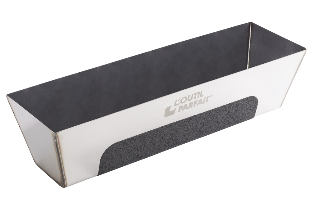 Bac à enduire inox 36 cm robuste et facile à nettoyer