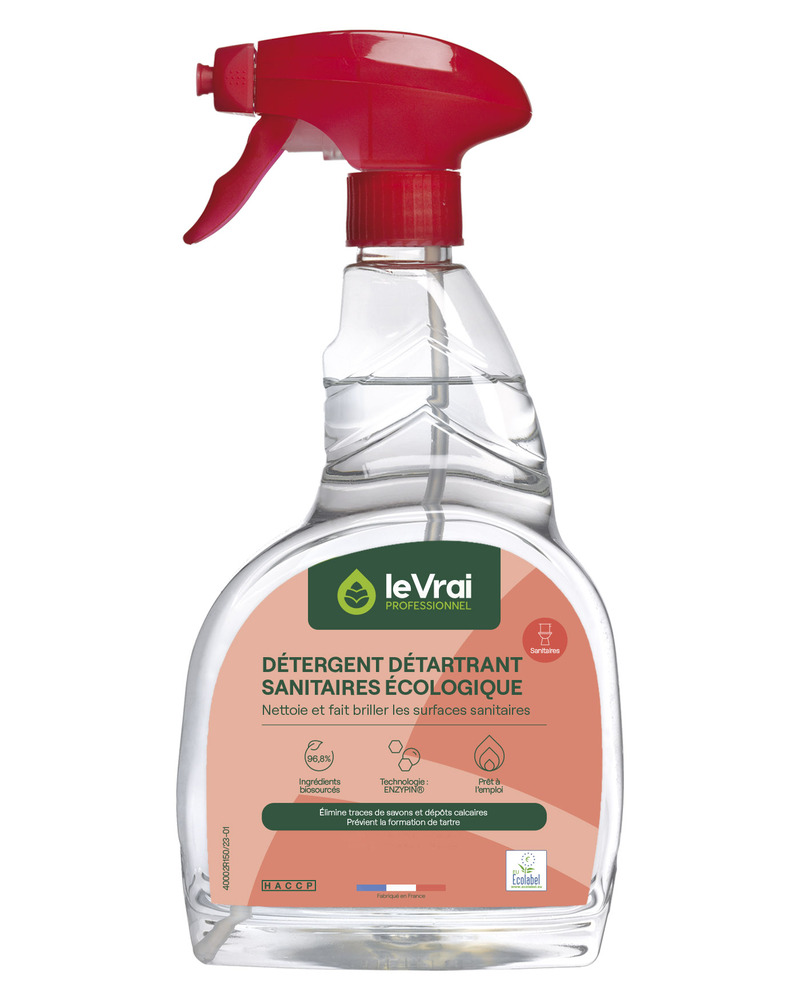 Détergent Détartrant Sanitaires Écologique 750 ml