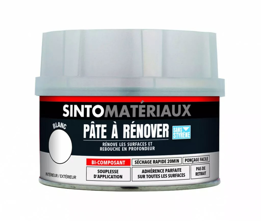 Pâte à Rénover Polyester Blanc 400g