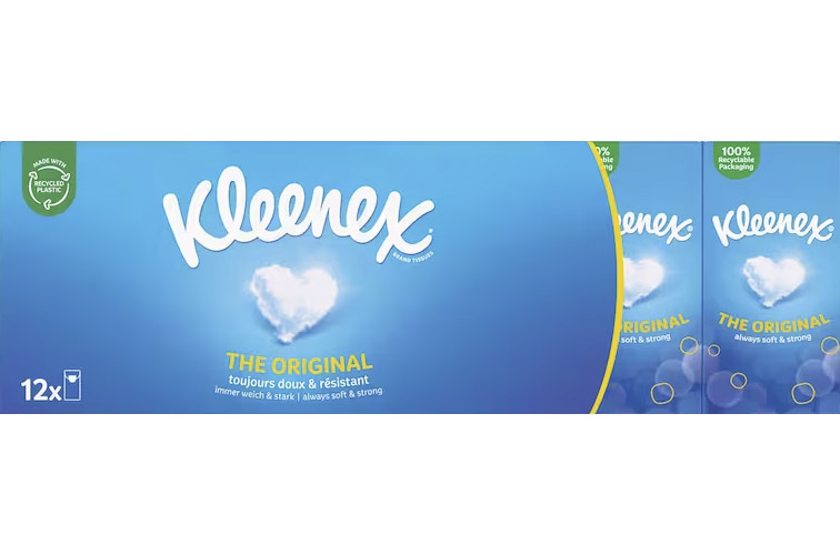 Paquets de Mouchoirs Kleenex The Original x12