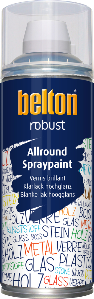 Vernis de Finition Brillant Robust Aérosol 400 ml
