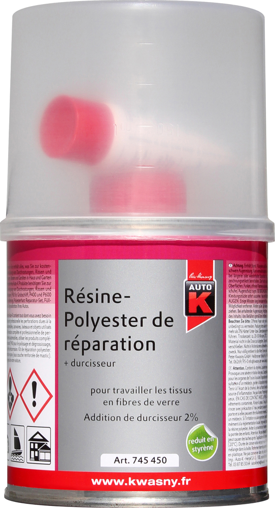 Résine Polyester de Réparation 250g