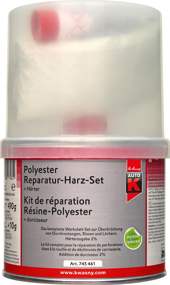 Kit de Réparation Résine Polyester 500 g