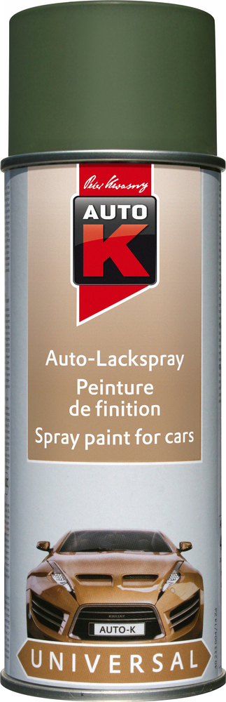 Peinture de finition vert militaire en aérosol 400 ml pour carrosserie automobile, haute résistance