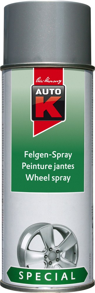 Peinture aérosol Spécial Jantes Argent 400 ml pour voiture