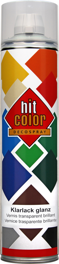 Vernis Brillant Transparent Hitcolor Aérosol 600 ml