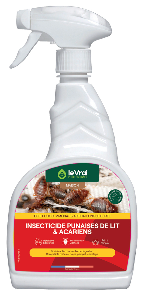 Insecticide Punaises de Lit et Acariens 750 ml TP18