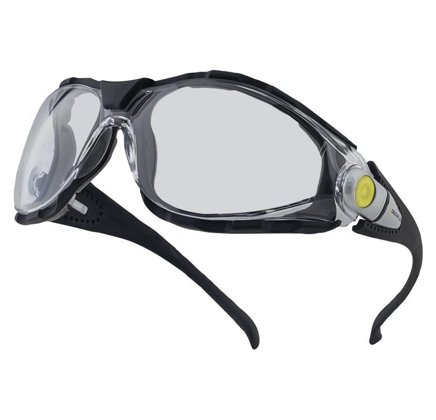 Lunettes de protection monobloc Pacaylvin en polycarbonate incolore, résistantes aux chocs pour le bricolage.