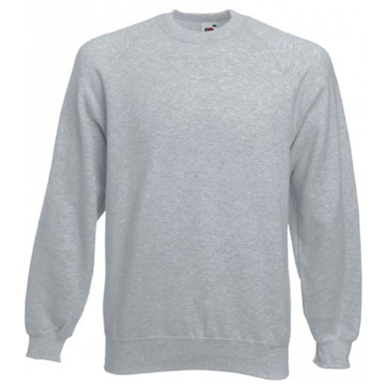 Sweat-Shirt Col Rond Emballé Gris