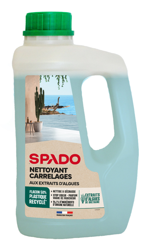 Flacon de nettoyant sols carrelages aux extraits d'algues 1L