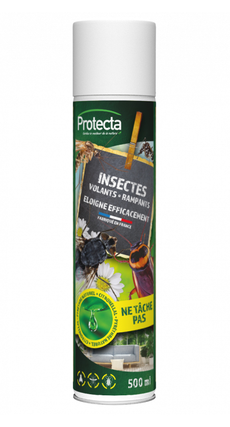 Anti Insectes Volants et Rampants Aérosol 500 ml TP19