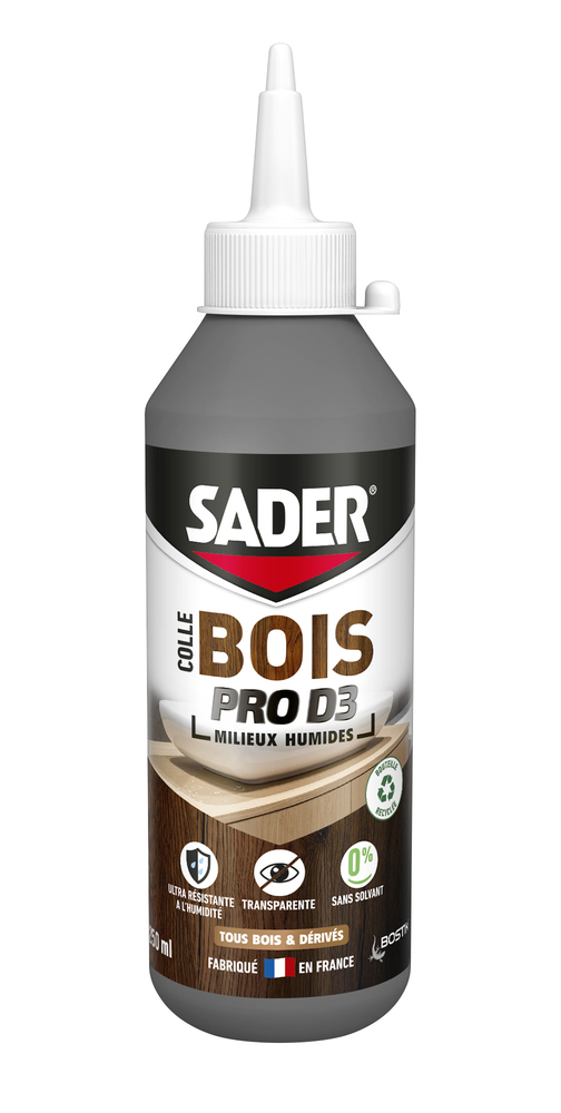 Sader Colle Bois Pro D3 biberon de 250g