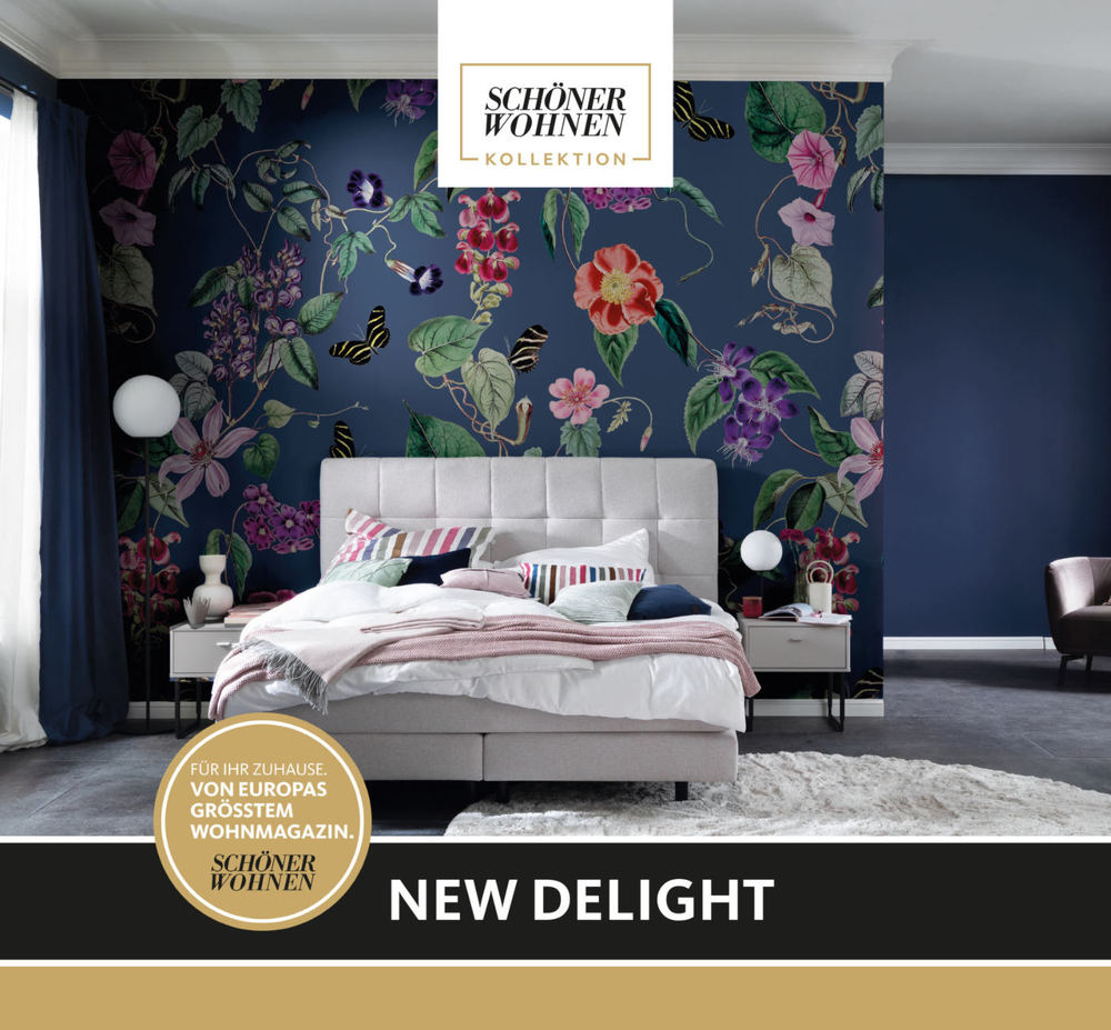 Album de papiers peints New Delight Album, collection de designs inspirants pour la décoration intérieure.