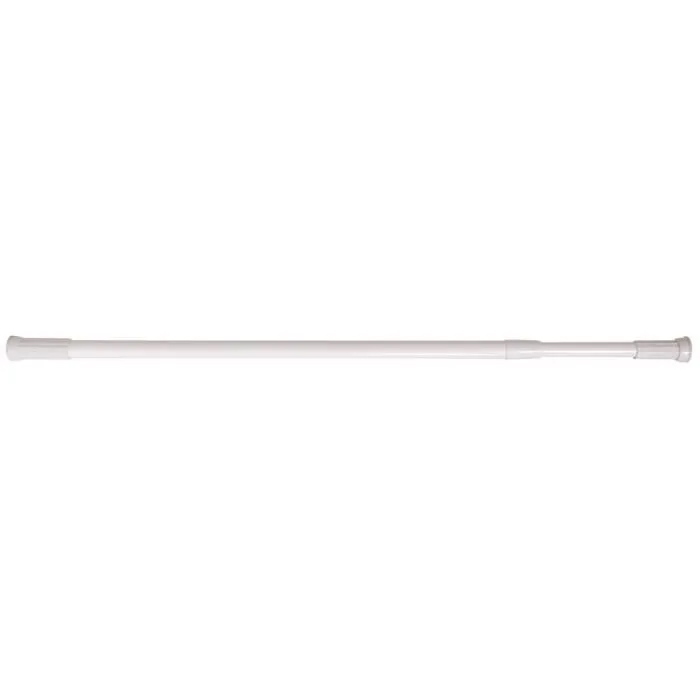 Barre de Douche Inox 70-120cm Blanc