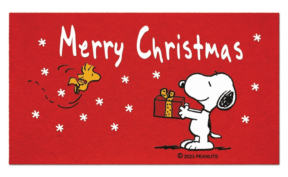 Tapis Christmas Snoopy 40 x 70 cm Lot de 10