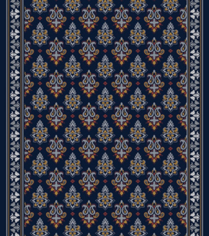 Tapis de Passage Persian Runner Blue 0.66 x 15 m
