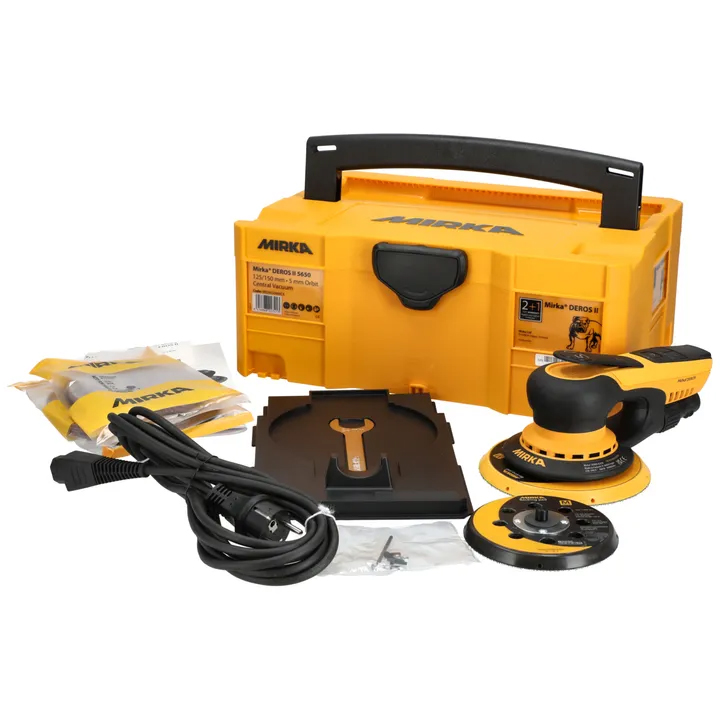 Ponceuse professionnelle Deros II 650CV avec Systainer pour ponçage orbital excentrique