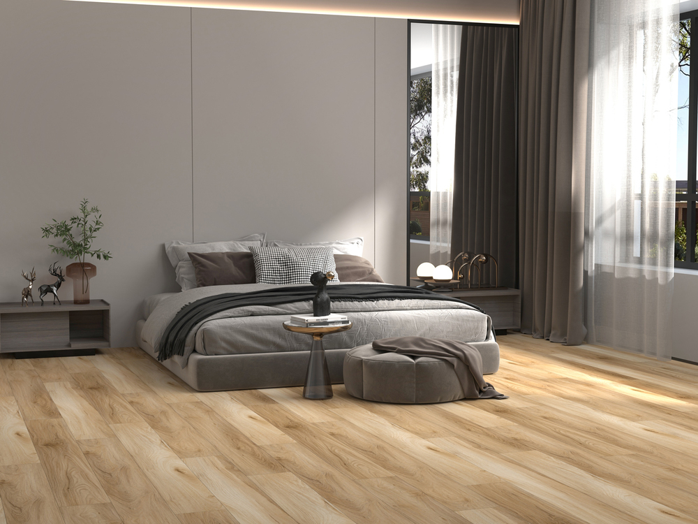 Lame Sol LVT Clipsable Avec Sous-Couche La Légende Californie