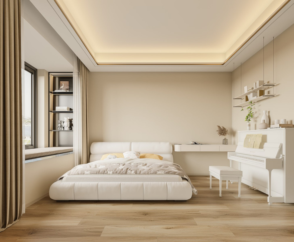 Lame Sol LVT Clipsable Avec Sous-Couche La Légende Californie