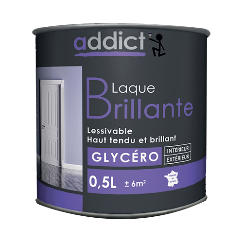 Laque Multisupports Glycéro Brillante 0.5L