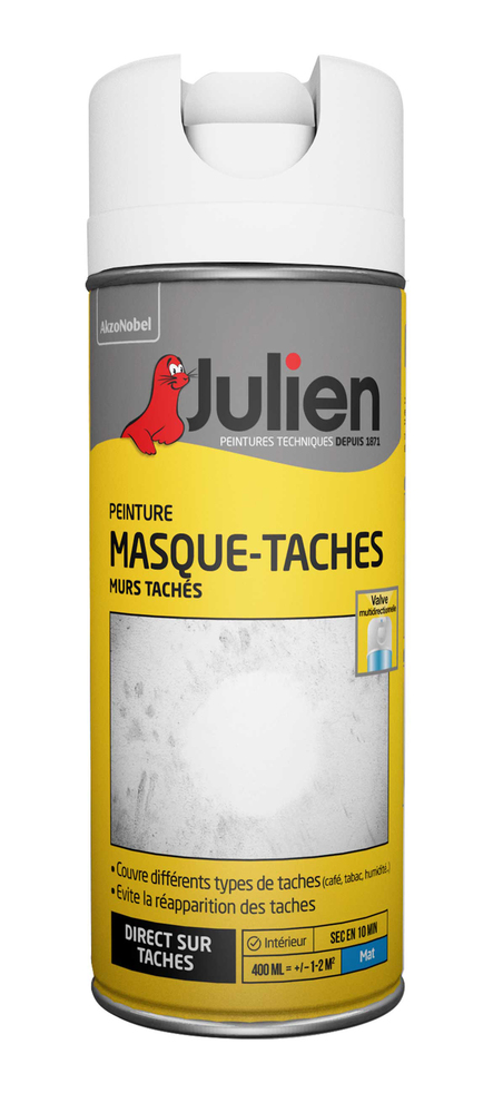 Aérosol Masque Tâches 400 ml Blanc