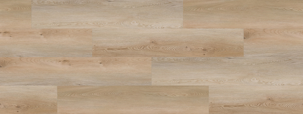 Lame de sol LVT clipsable avec sous-couche intégrée, aspect bois clair La Légende Floride