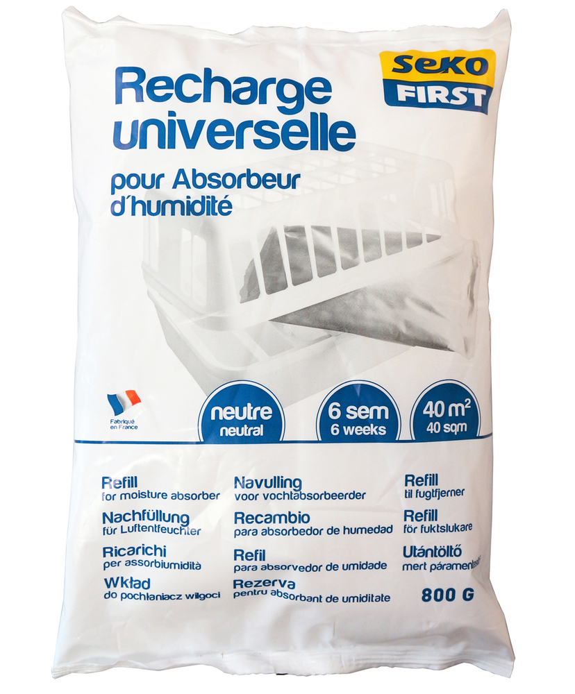 Recharge Absorbeur Universelle Sekofirst Neutre Sachet 800 g