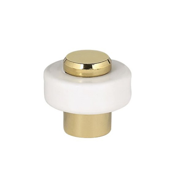 Butoir de Porte Luxe-Sol Laiton Poli 28 x 24mm