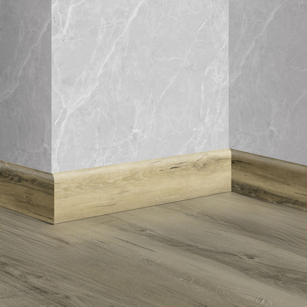 Plinthe PVC Smartfloor Noix Naturel aspect bois