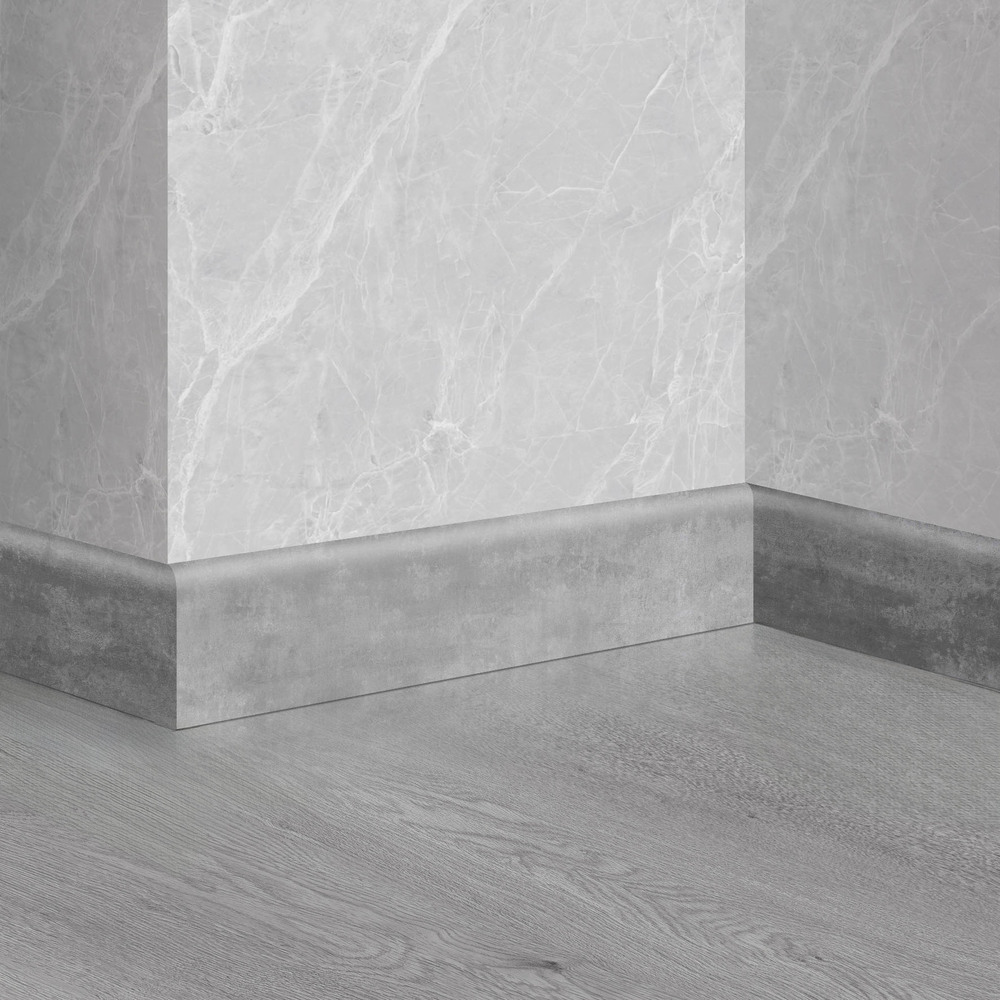 Plinthe Smartfloor Pierre Nacrée Gris Chiné
