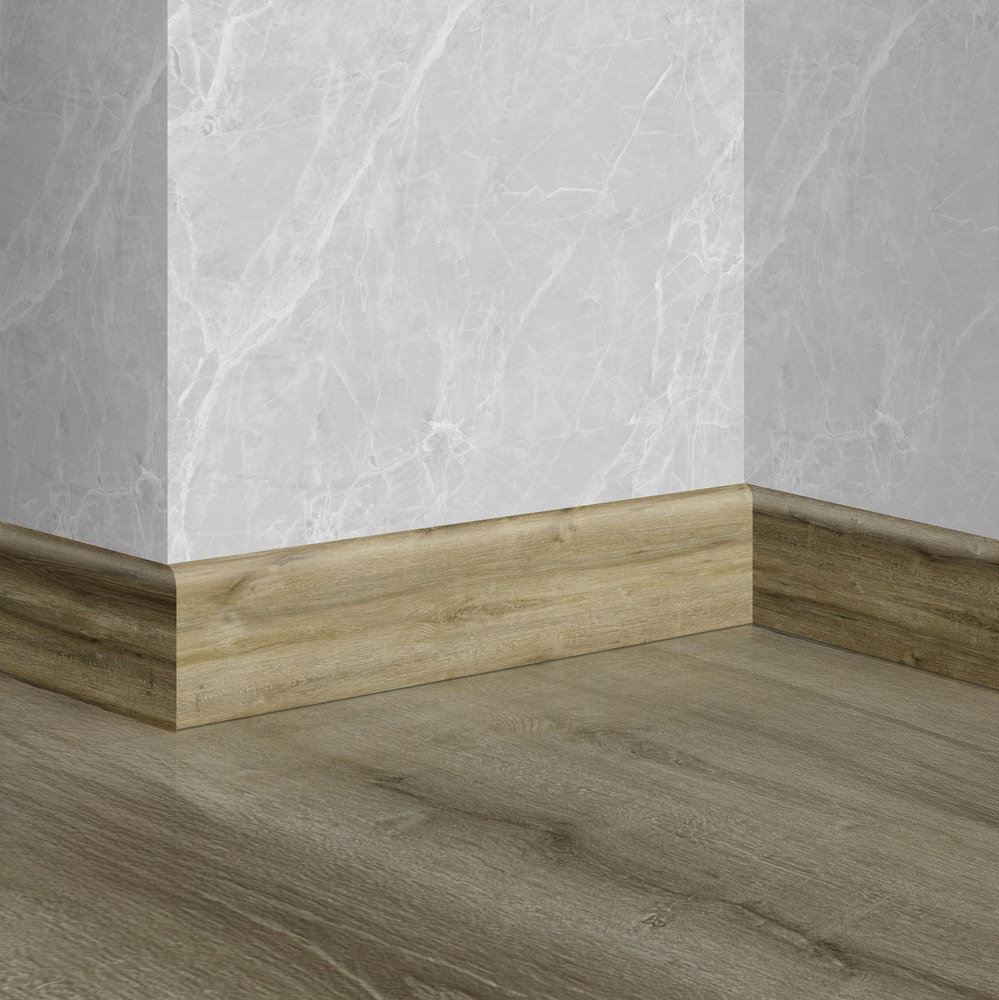 Plinthe Smartfloor Chêne Solide Marron Léger