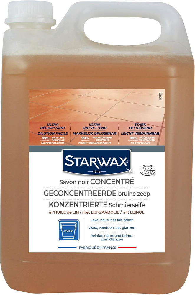 Savon Noir à l'Huile de Lin 5L