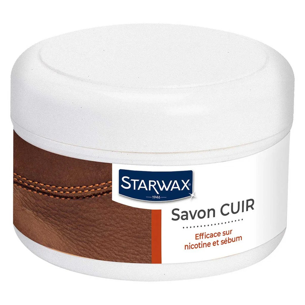 Savon Doux Régénérant Cuir 150 ml pour l'entretien et la protection des cuirs.