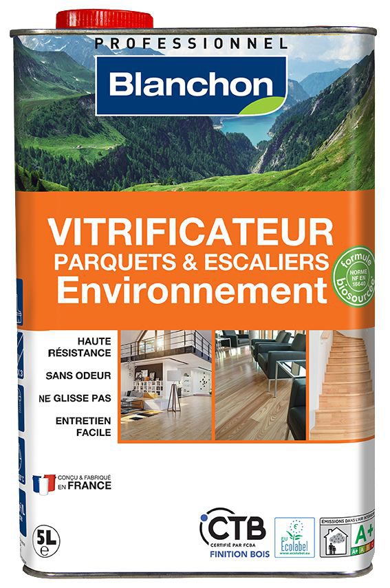 Vitrificateur Parquet Environnement Biosourcé 5L