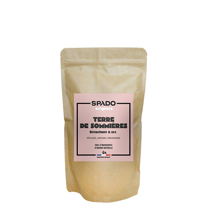 Spado Origines Terre de Sommières en poudre 600g, détachant textile naturel et multi-usages