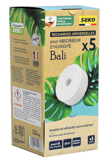 Recharges Absorbeur Bali Galet Neutre 450 g (x5)