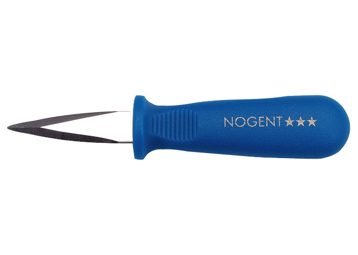 Couteau à huîtres Bleu Classic avec manche ergonomique et lame robuste en acier inoxydable