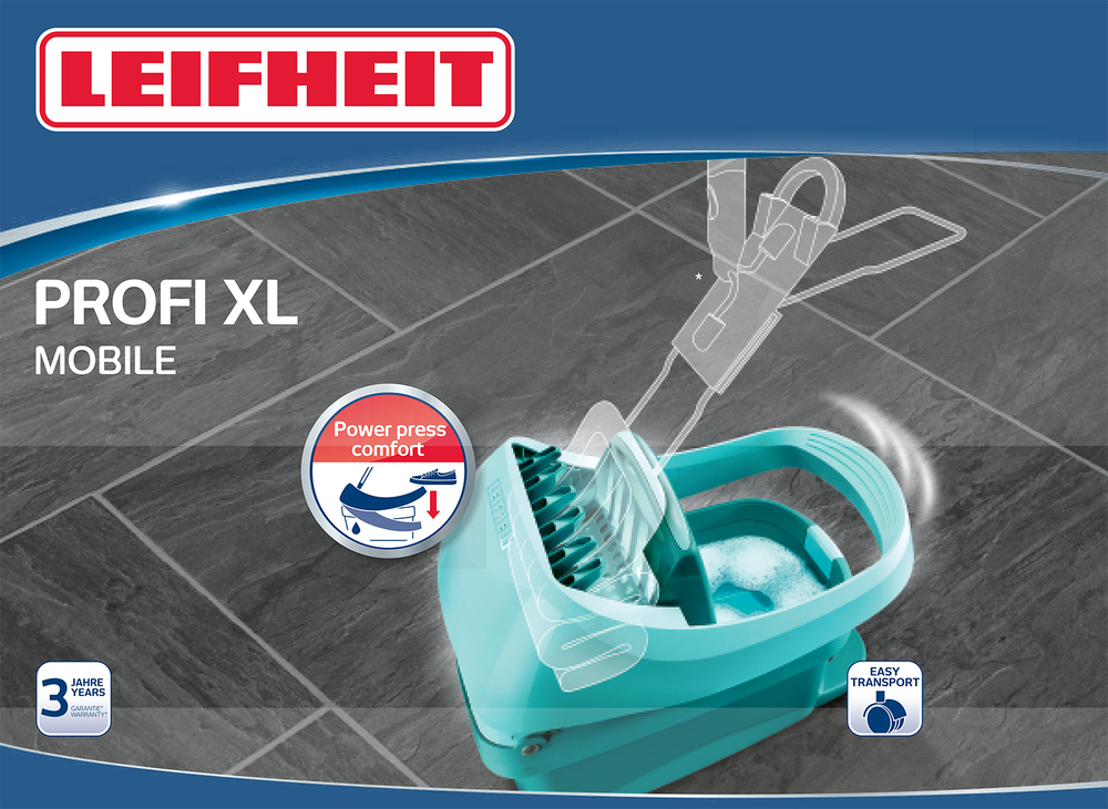 Seau Essoreur Profi XL Avec Roulettes