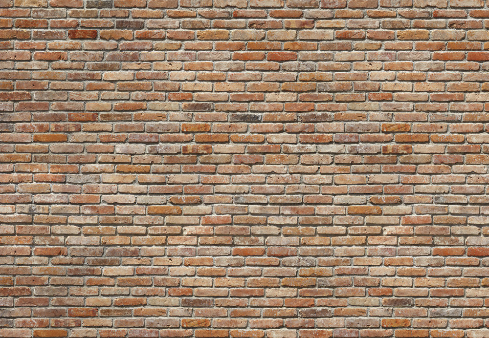 Papier peint panoramique Backstein effet briques de 368 x 254 cm, collection Décorama Déco et Matières 2026