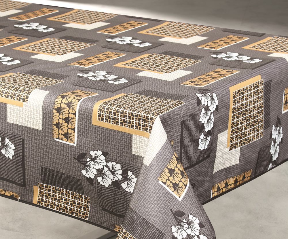 Nappe Polyester 140 x 240 cm Aurore Gris sur Cintre