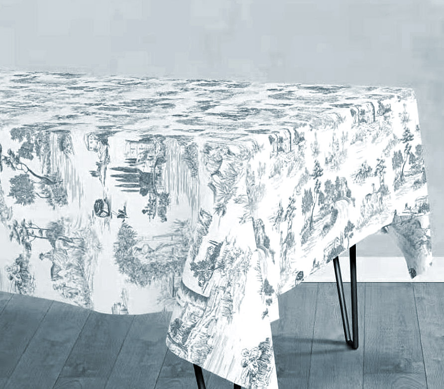 Toile cirée Déco Ami, nappe au métrage en rouleau de 20 m, 140 cm de large, motif tendance, facile d'entretien