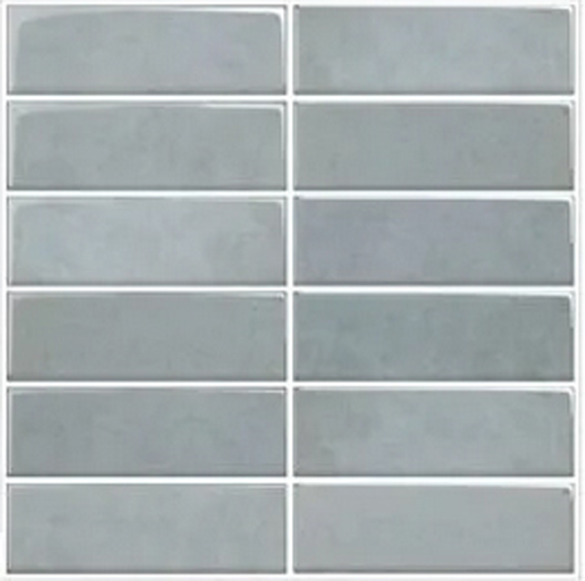 Carrelage Adhésif 3D Zellige Gris 30.5 x 25 cm