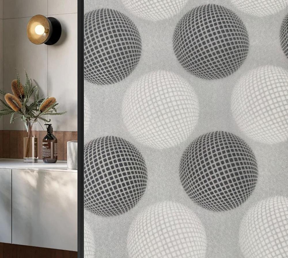 Film vitrostatique Planète décoratif pour fenêtre avec motif spatial