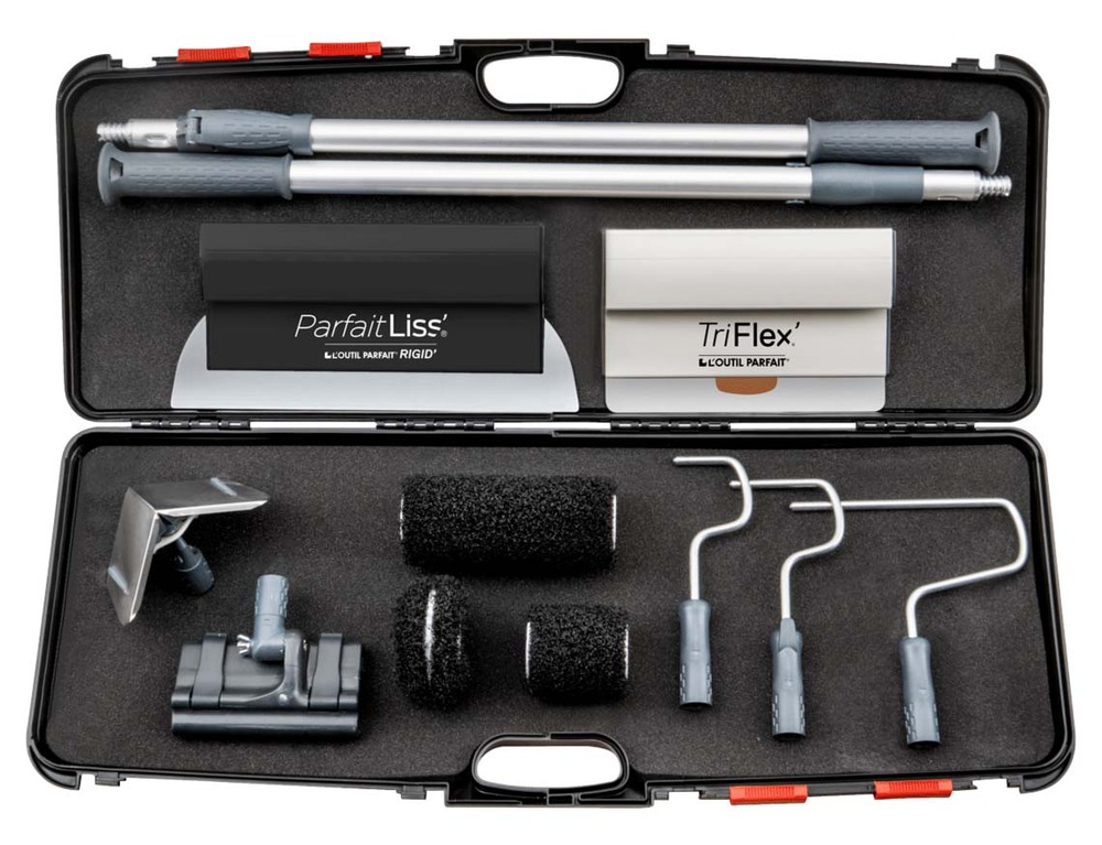 Valise Bande à Joint Kit 12 Pièces avec couteaux à enduire et spatules professionnels pour plâtre et plaquiste