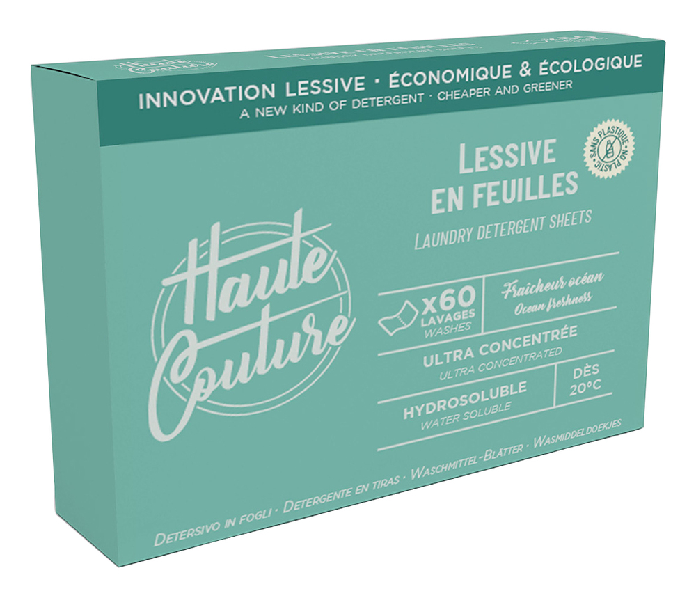 Lessive en Feuilles Hydrosolubles Etui x30 Feuilles