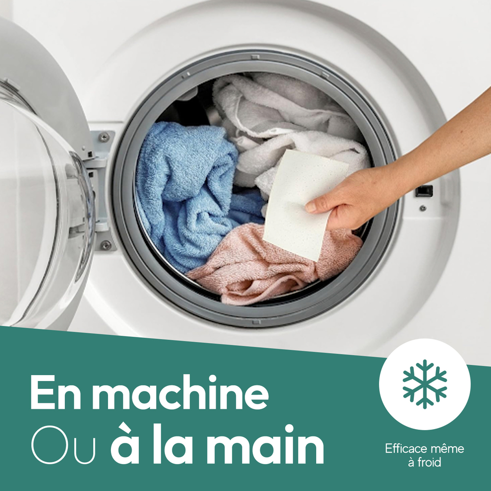 Lessive en Feuilles Hydrosolubles Etui x30 Feuilles