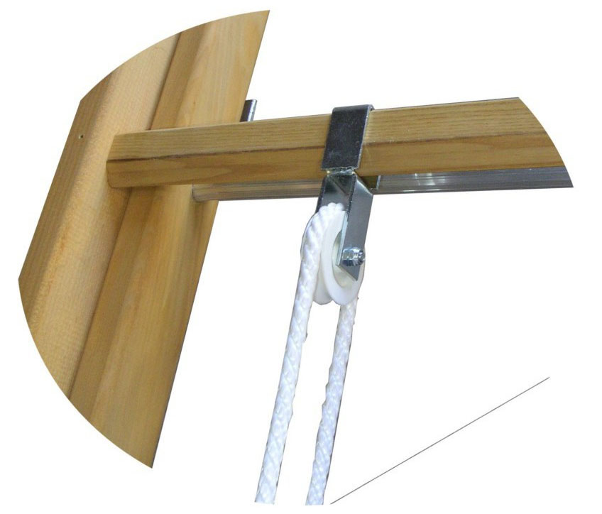 Échelle Coulissante 2 Plans Montants Bois 302/485 cm 11 Échelons