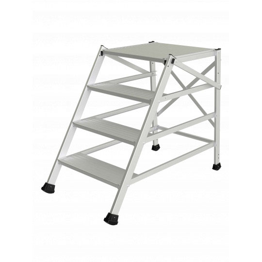 Marchepied Podium 4 Marches professionnel en aluminium