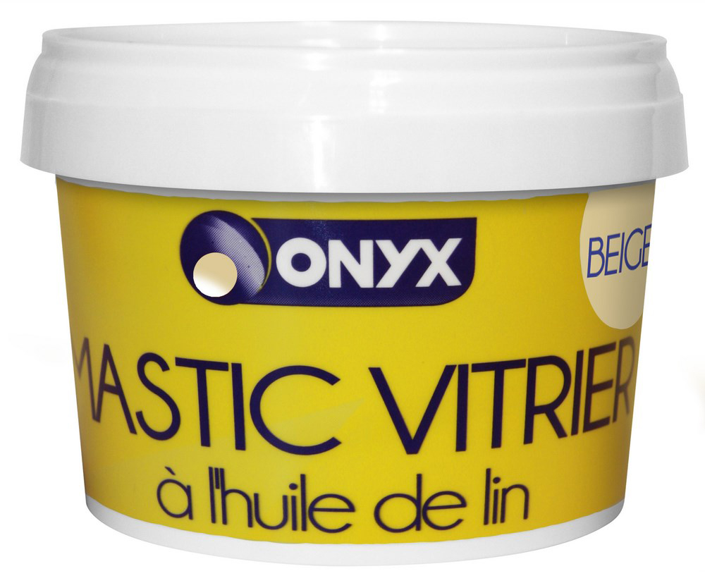 Mastic Vitrier à l'Huile de Lin Beige 500 g
